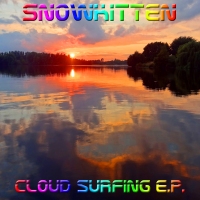 Cover to the 'Cloud Surfing EP'' available to buy on Bandcamp. See below for details
